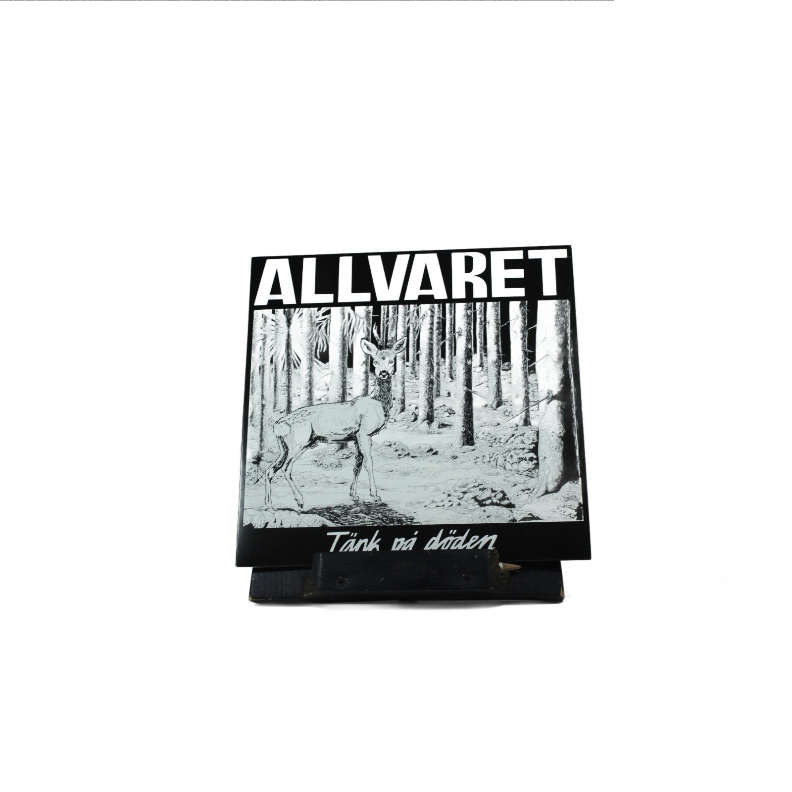 Allvaret- Tank Pa Doden 12" LP Dirt Cult Records Black Vinyl 2012
